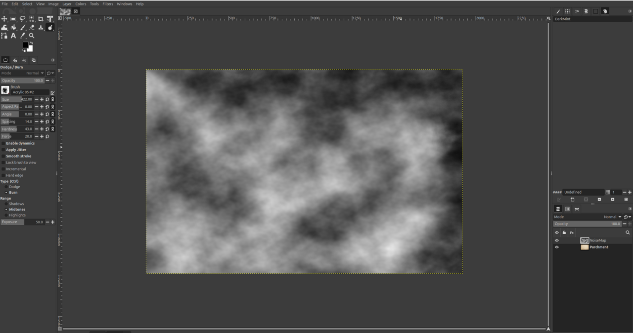 Sculpted noise